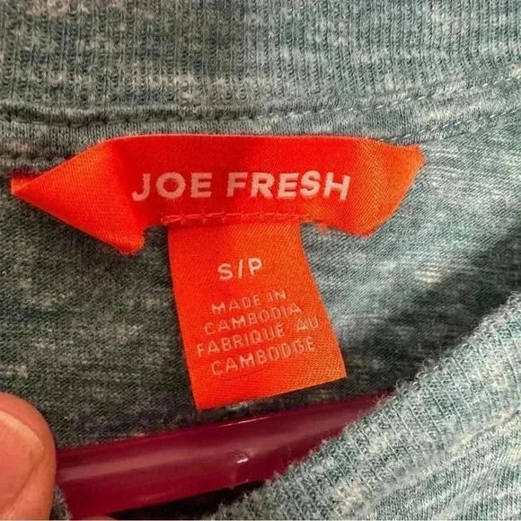 Joe  Fresh Shirt Long Sleeved Blue Size Small - Picture 7 of 16